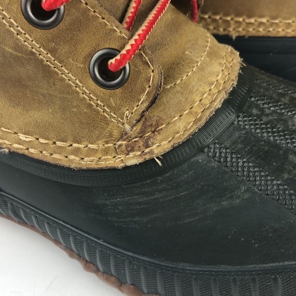 Sorel Cheyanne Lace Full Grain Men’s Rain / Snow Rubber Duck Boots - Picture 6 of 13